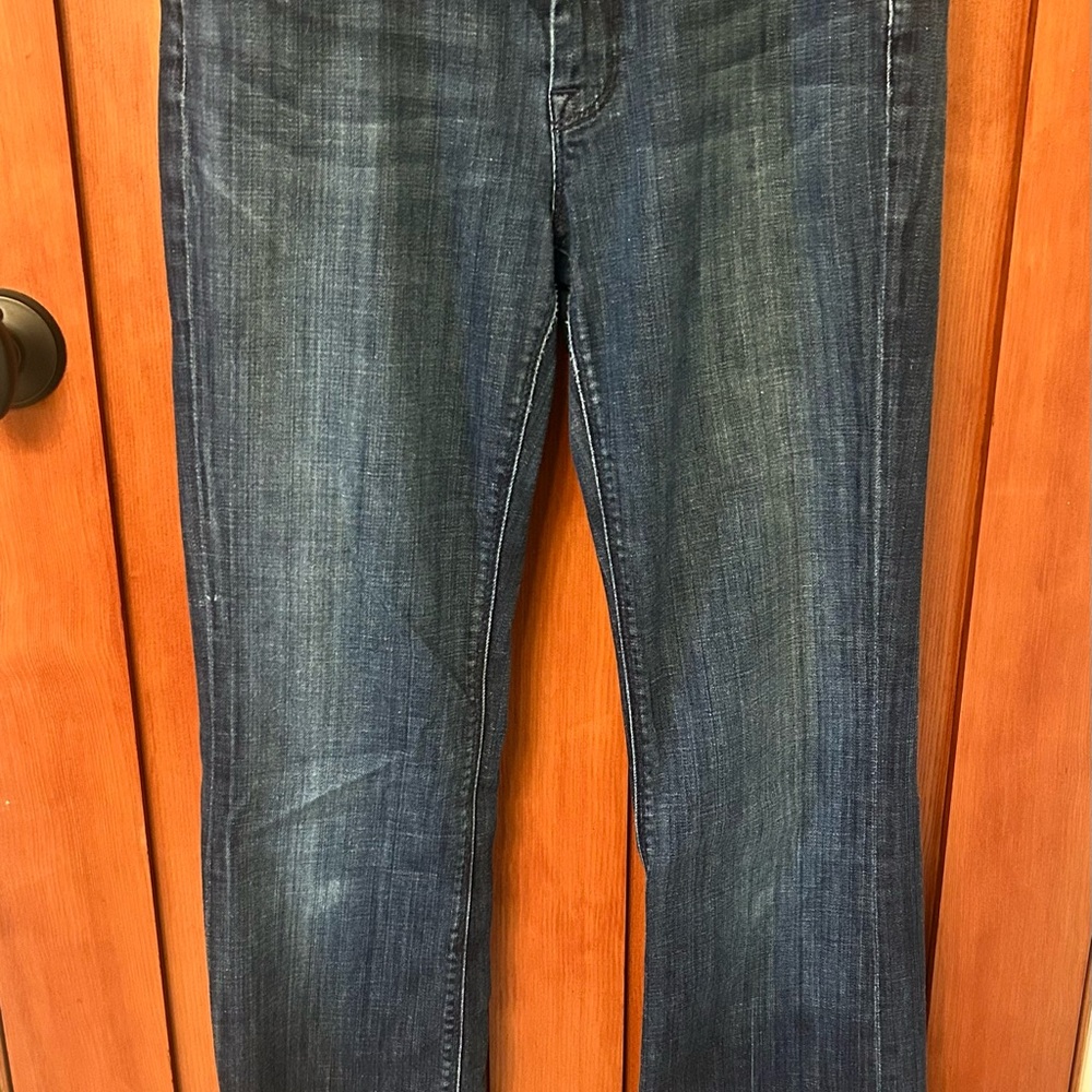 7 For All Mankind Women's Mid Rise Boot Cut Jeans